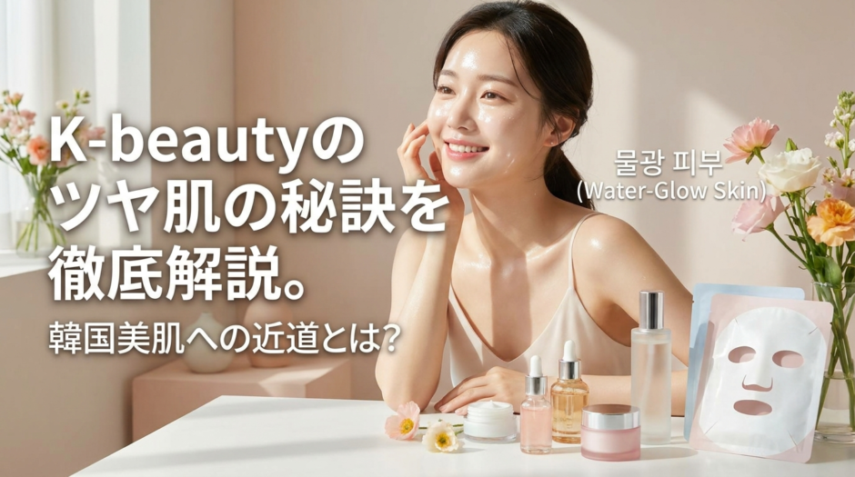 K-beautyのツヤ肌の秘訣を徹底解説。韓国美肌への近道とは？