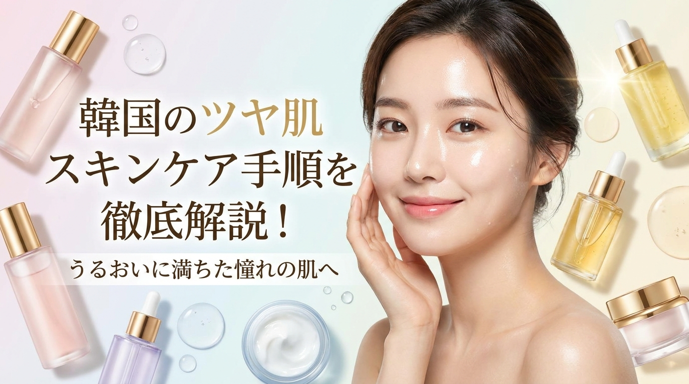 韓国のツヤ肌スキンケア手順を徹底解説！うるおいに満ちた憧れの肌へ