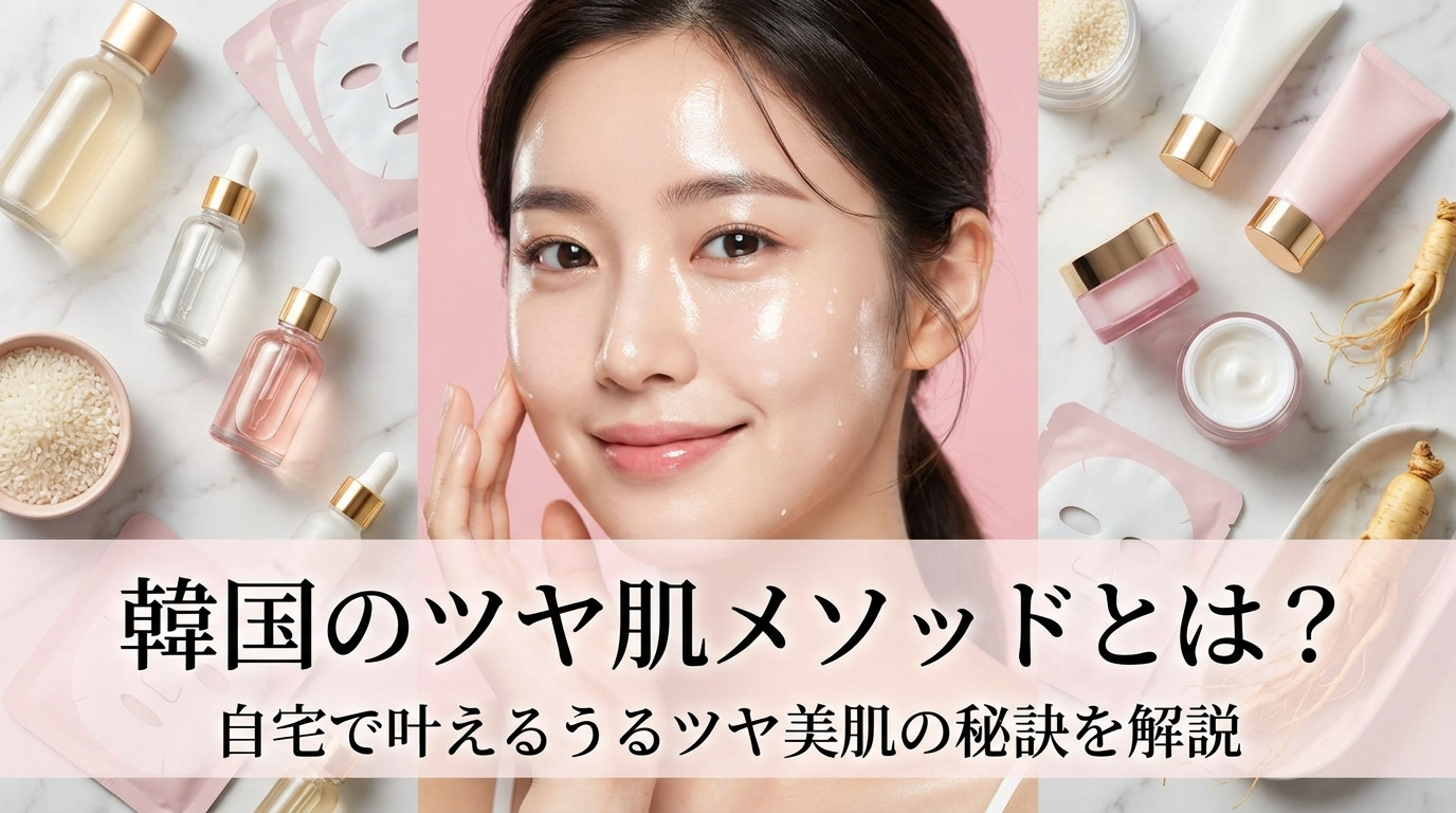 韓国のツヤ肌メソッドとは？自宅で叶えるうるツヤ美肌の秘訣を解説